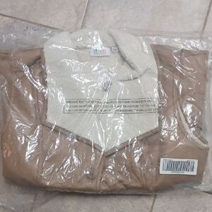 Women's Tan Sherpa-Lined Jacket